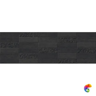 Плитка Spirit Mosaico Negro 25*75 (1кор/8шт/1,45м2) Negro 25×75