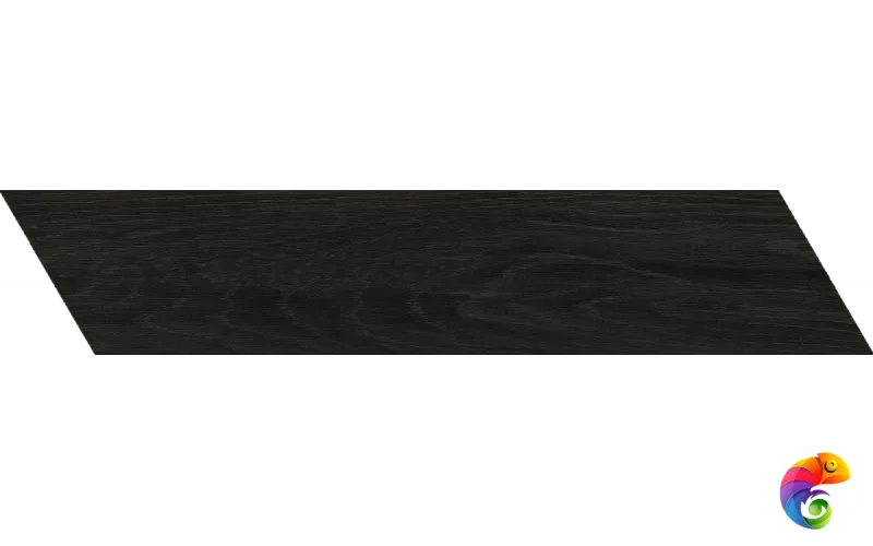 Керамогранит Chevron Rotterdam B Black 9,8*46,5 (1кор/10шт/0,456м2) Black 9.8×46.5