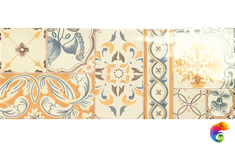 Плитка Candy Decoro Motivo Ecru 20*50 (1кор/14шт/1,4м2)  20×50