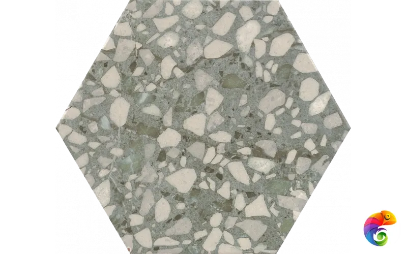 Керамогранит Six Terazzo Sage 23*27 (1кор/16шт/0,75м2) Sage 23×27