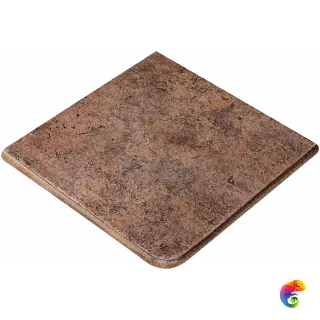 Ступень угловая Metalica Cartabon Fior. Purple 33*33,5 (1кор/1шт) Purple 33×33.5