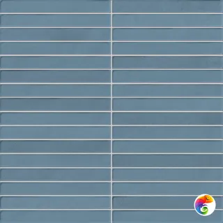 Плитка Kromo Pencil Teal 35*35 (1кор/12шт/1,47м2) Teal 35×35