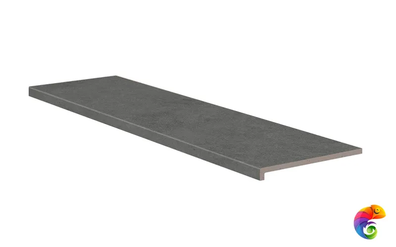 Ступень фронтальная Essenza Rect  С-3 Grafite 33*120 (1кор/2шт) Grafite 33×120