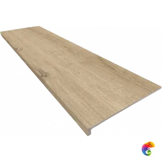 Ступень фронтальная Yoho Rect. C-3 Oak 33*120 (1кор/2шт) Oak 33×120