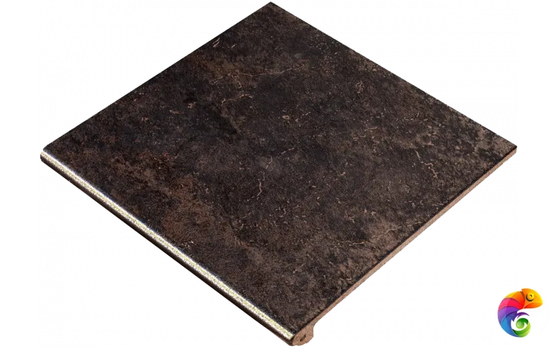 Ступень фронтальная Metalica Peldano Fior. Basalt 33*33 (1кор/4шт) Basalt 33×33