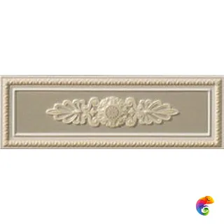 P17037 Lirica TORTORA DECORATO CORNICE