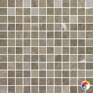 91239 Mosaico Decò Grigio Imperiale