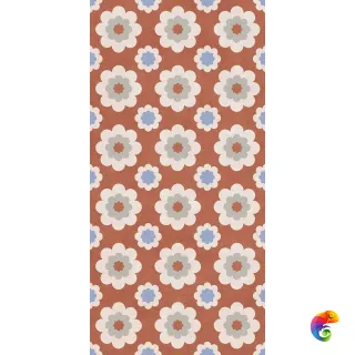05241 Flower Cotto Nat/Ret 60X120