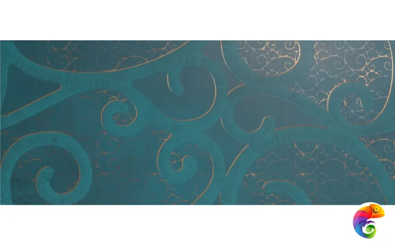 Декор CD06DB Aqua Boucle Oro Dec.