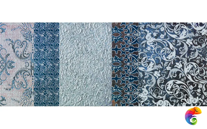 Декор SH05DB SHINE BATIK TURCHESE DECORO B