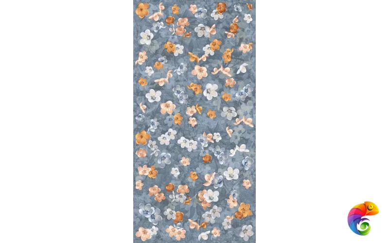 Керамогранит 05275 Bloom Blue Nat/Ret 60X120