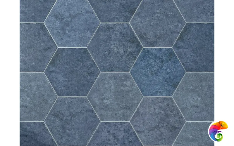 Saona Azul Hex 23x27 Saona Durstone