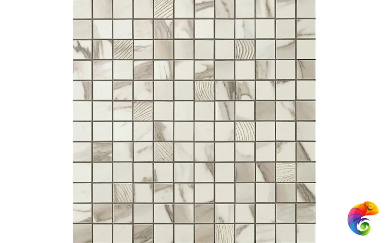 S.M. Калакатта Голд Мозаика 30.5х30.5/ S.M. Calacatta Gold Mosaic Supernova Marble (снят с произ-ва) Atlas Concorde Rus