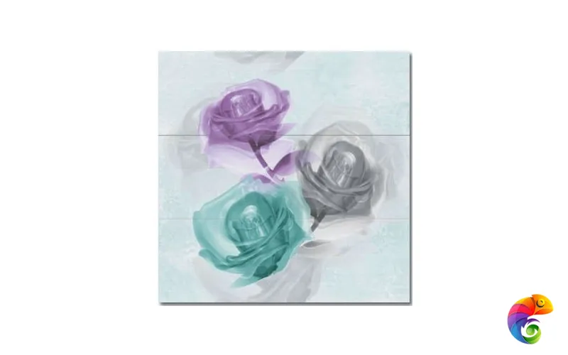 Composicion Rosas AMT 3pzs 75х75 Texi Azuliber