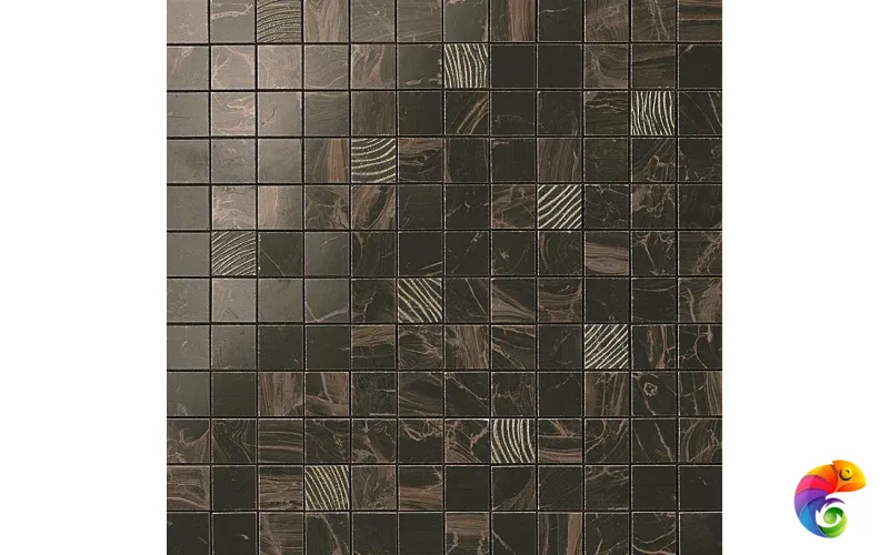 S.M. Фраппучино Дарк Мозаика 30.5х30.5/ S.M. Frappuccino Dark Mosaic Supernova Marble (снят с произ-ва) Atlas Concorde Rus