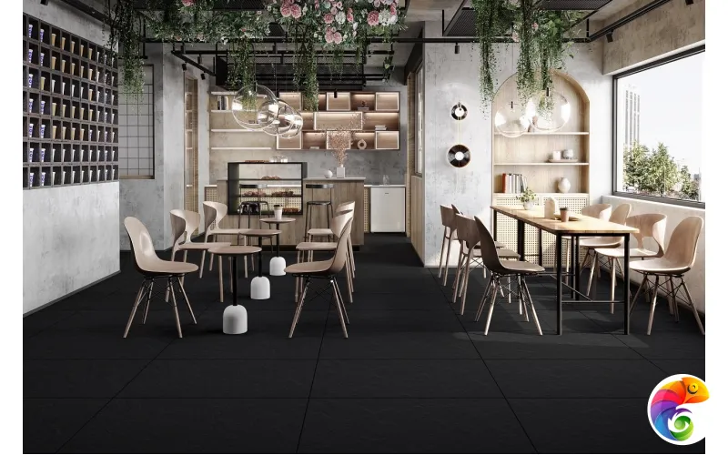 Hammer Stone Lepola Black Matt (Fullbody) 60х120 India 60х120 Ocean Ceramic INDIA NEW