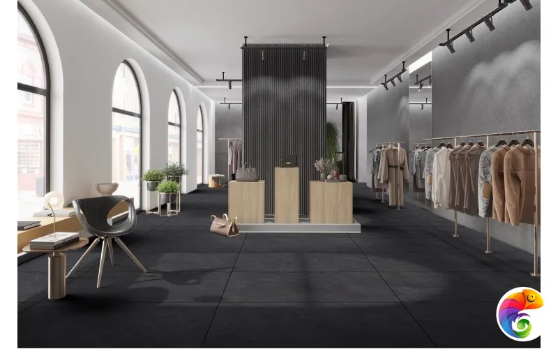 Carbonio Nero 60х120 India 60х120 Ocean Ceramic INDIA NEW