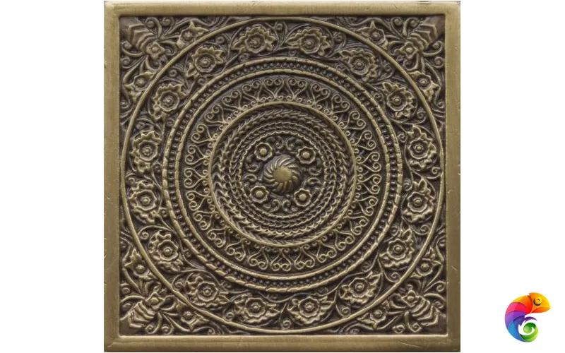 Rosal Satined brass (бронза сатинированная) 6х6 Moneli Moneli