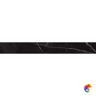 Эмпаир Калак. Блэк Бордюр 7,2х60 Лап/ Empire Calacatta Black Listello Lap