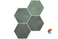 Saona Esmeralda Hex 23x27 Saona Durstone