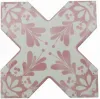 BECOLORS CROSS 13,25X13,25 DEC. STENCIL CORAL