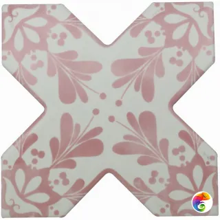 BECOLORS CROSS 13,25X13,25 DEC. STENCIL CORAL