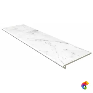 Peld. Red.120 Marble Carrara Blanco Liso