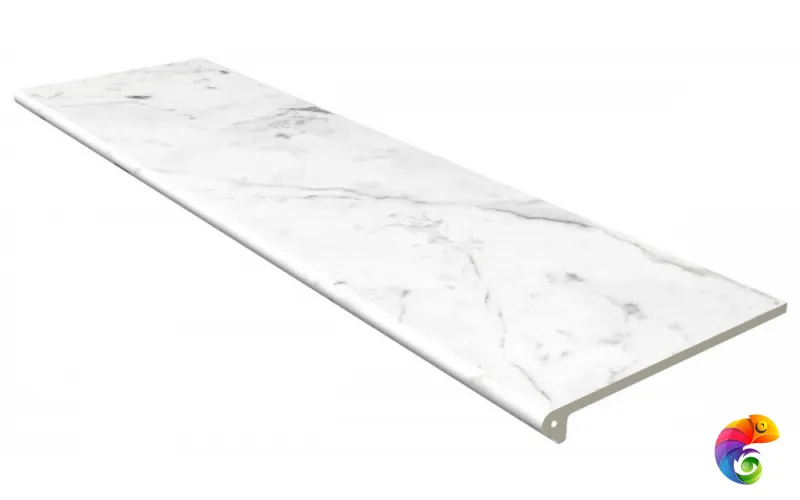 Peld. Red.120 Marble Carrara Blanco Liso