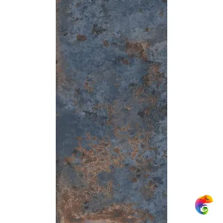 60*120 Oxyde Carving Blue Rec.