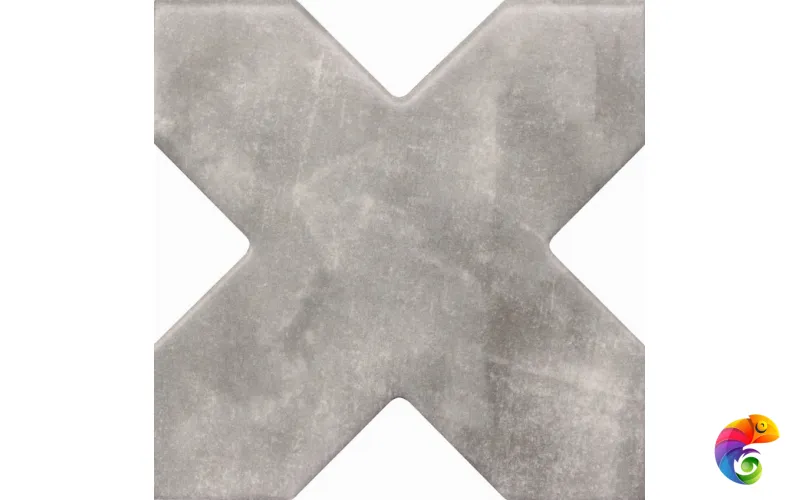 BECOLORS CROSS 13,25X13,25 GREY