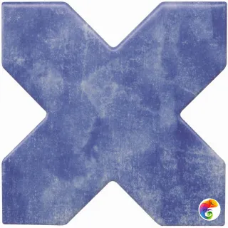 BECOLORS CROSS 13,25X13,25 ELECTRIC BLUE