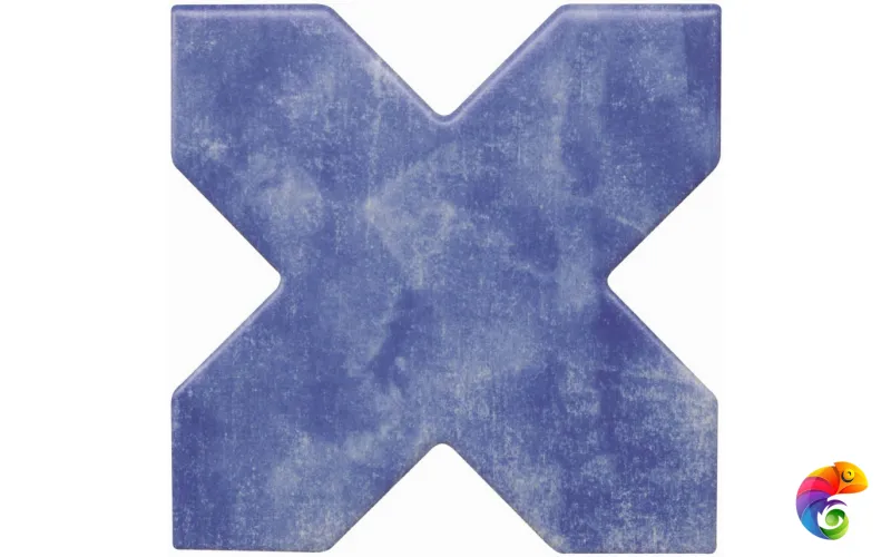BECOLORS CROSS 13,25X13,25 ELECTRIC BLUE