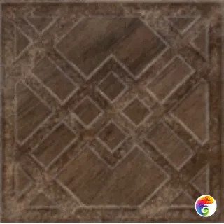 ANTIQ.GEOMETRIE WALNU200x200