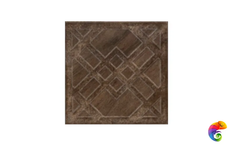 ANTIQ.GEOMETRIE WALNU200x200