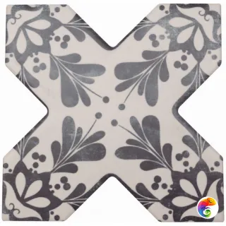 BECOLORS CROSS 13,25X13,25 DEC. STENCIL NAVY