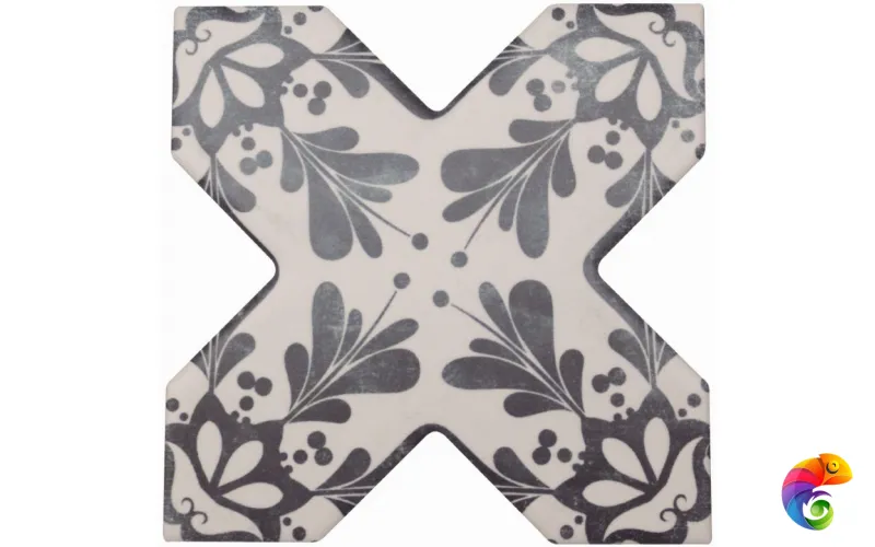 BECOLORS CROSS 13,25X13,25 DEC. STENCIL NAVY