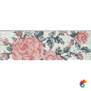 INS.S/1 FLOWERS WHITE 8,6X26,2
