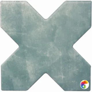 BECOLORS CROSS 13,25X13,25 LAGOON