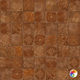 DEC.MIX POMPOSA SIENA 20X20