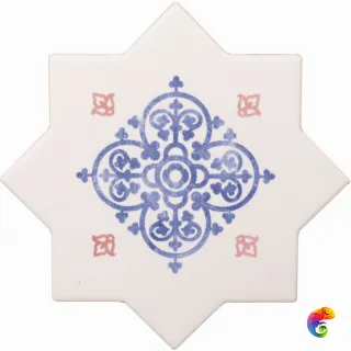 BECOLORS STAR 13,25X13,25 DEC. ARABESQUE