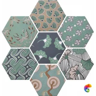 GOOD VIBES MIX DECO. 15X15 (HEX.)