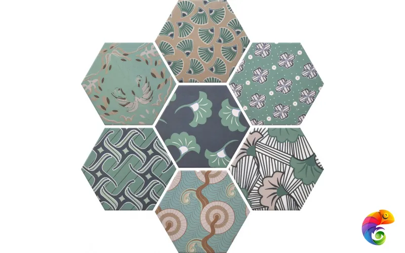 GOOD VIBES MIX DECO. 15X15 (HEX.)