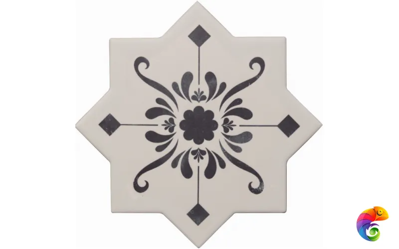 BECOLORS STAR 13,25X13,25 DEC. STENCIL NAVY
