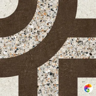 40х40 SPIN TROPIC CHOCO MATT IT