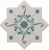BECOLORS STAR 13,25X13,25 DEC. STENCIL LAGOON