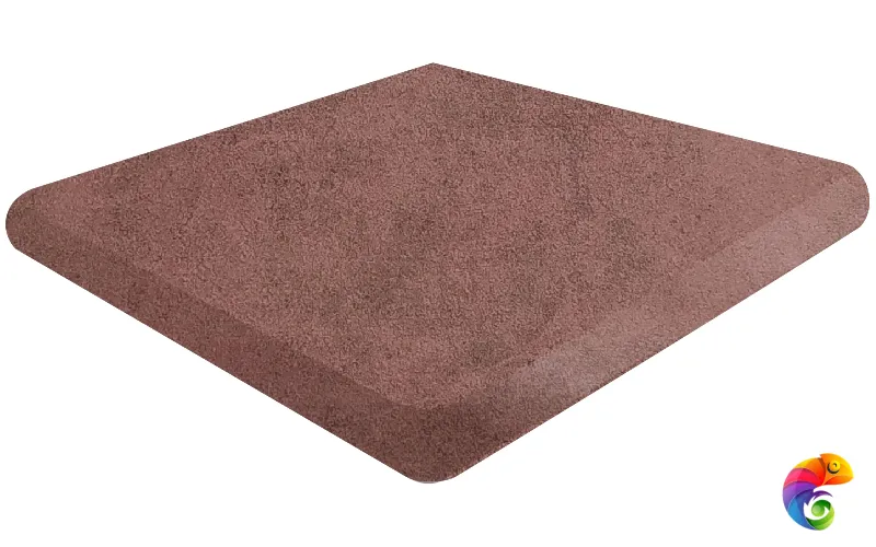 Esquina Redonda Capri Rojo