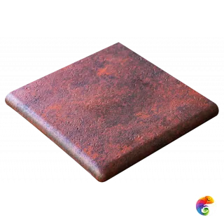 Esquina Redonda Jasper Rojo