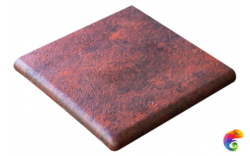 Esquina Redonda Jasper Rojo