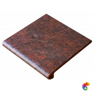 Peldaño Redondo 33 Jasper Rojo