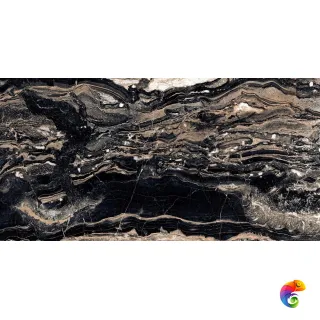 60x120 GALAXY BLACK HIGH GLOSSY